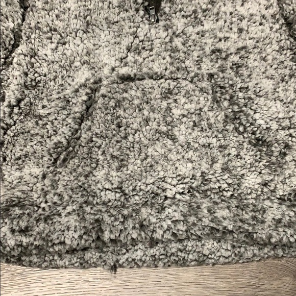 Garage Fuzzy Quarter Zip Pullover with Pocket - Picture 6 of 7